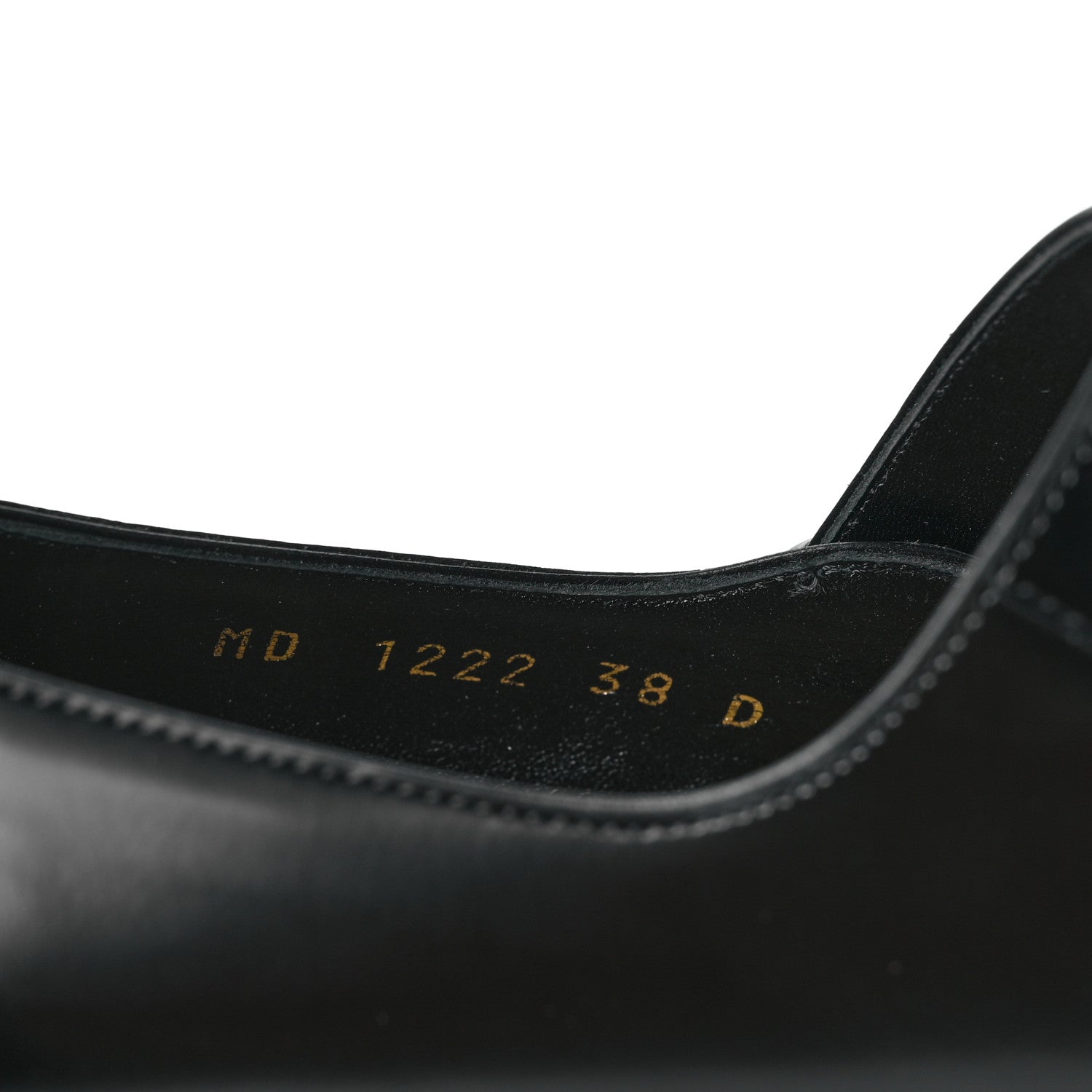 Christian Dior Brushed Calfskin Uniform 30mm Pumps 38 Black 8 of 8