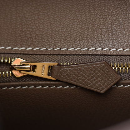 Hermes Epsom Birkin Sellier 25 Etoupe 20 of 35