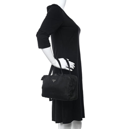 Prada Tessuto Nylon Briefcase Black 2 of 12