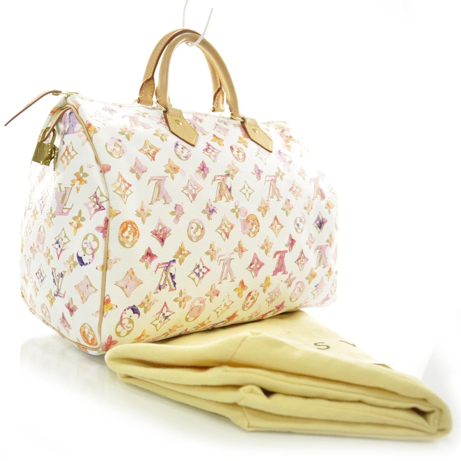 Louis Vuitton Watercolor Aquarelle Speedy 35 White 3 of 8