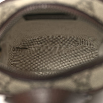 Gucci GG Supreme Monogram Web Mini Ophidia Double Zip Messenger Bag Beige New Acero 5 of 12