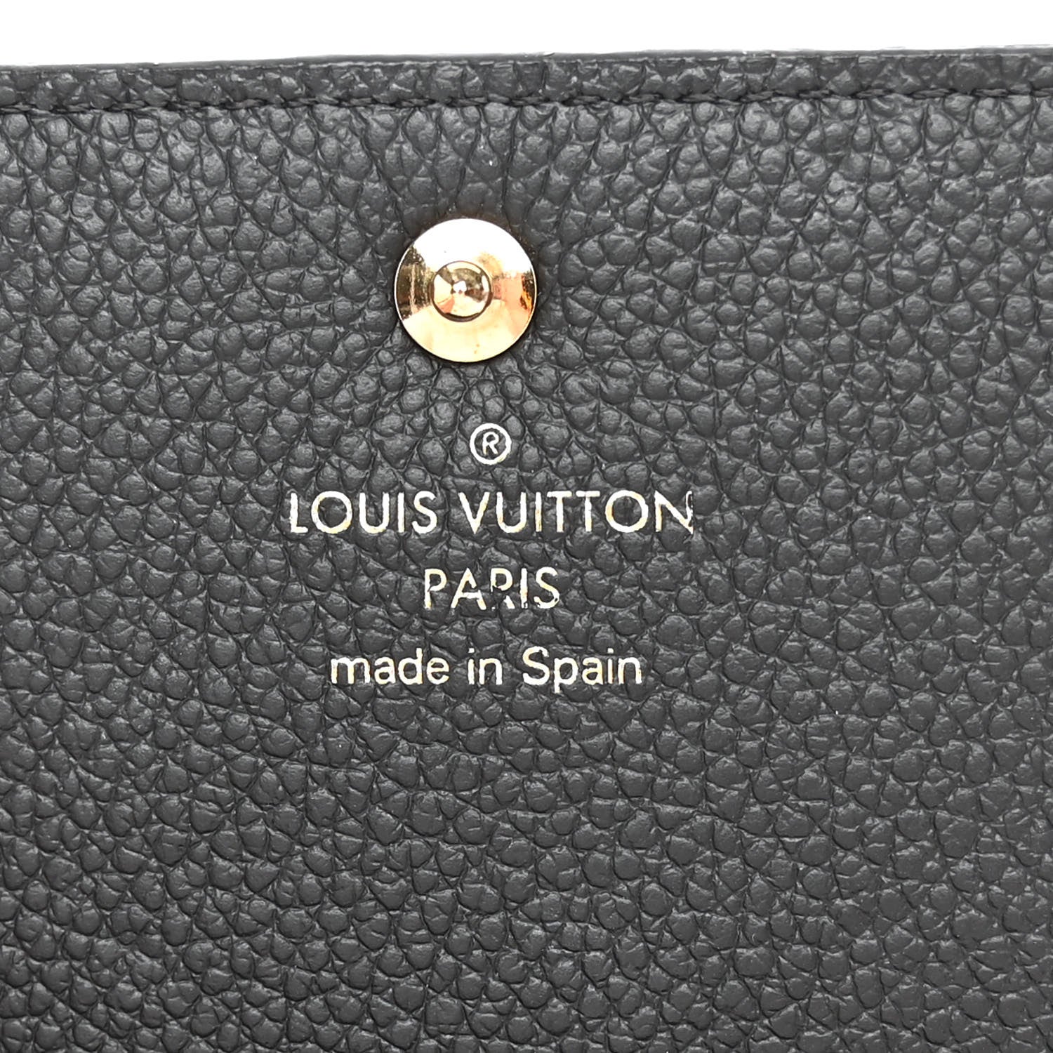 Louis Vuitton LOUIS VUITTON Empreinte Business Card Holder Black 6 of 6