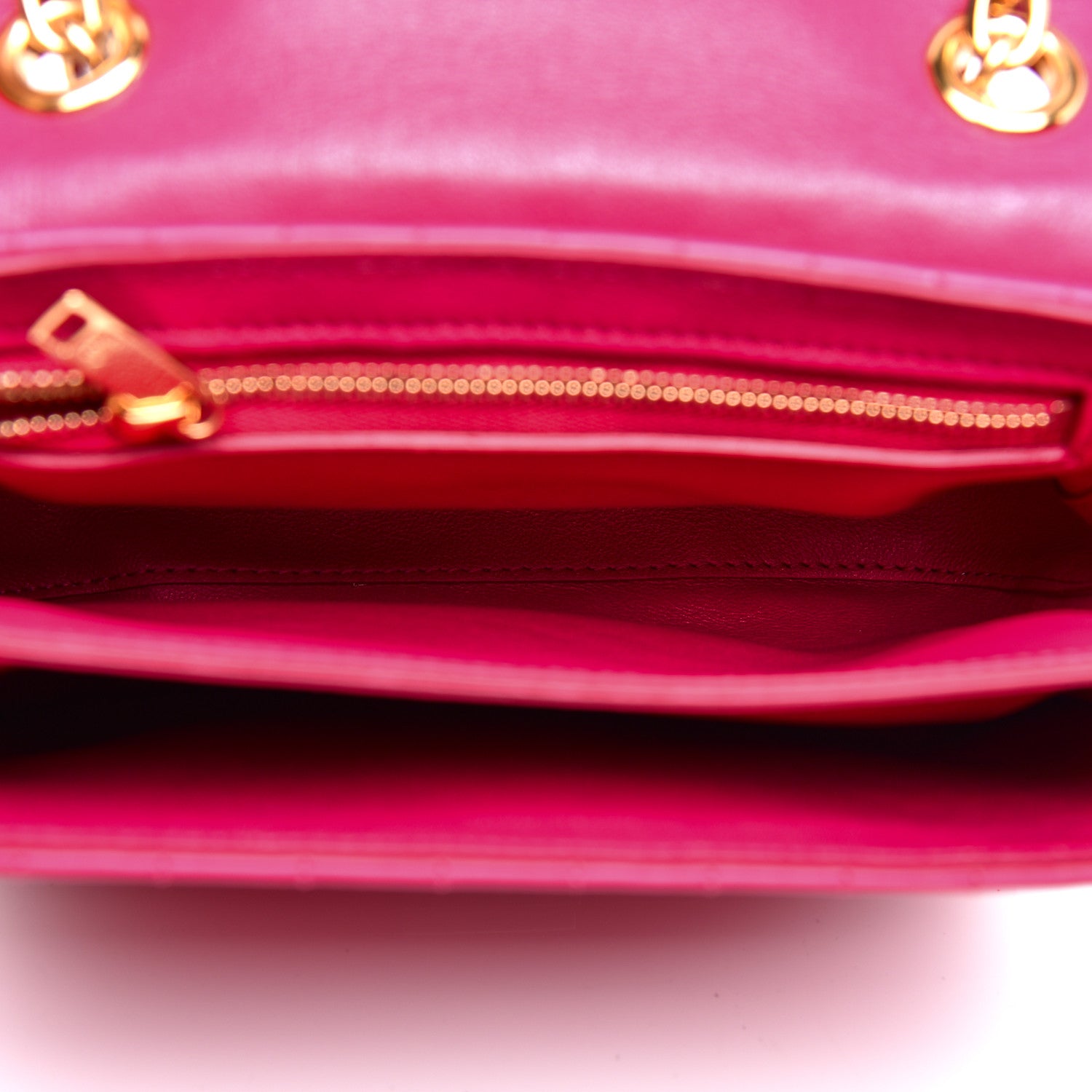 Celine Calfskin Quilted Small C Bag Pink 5 of 9