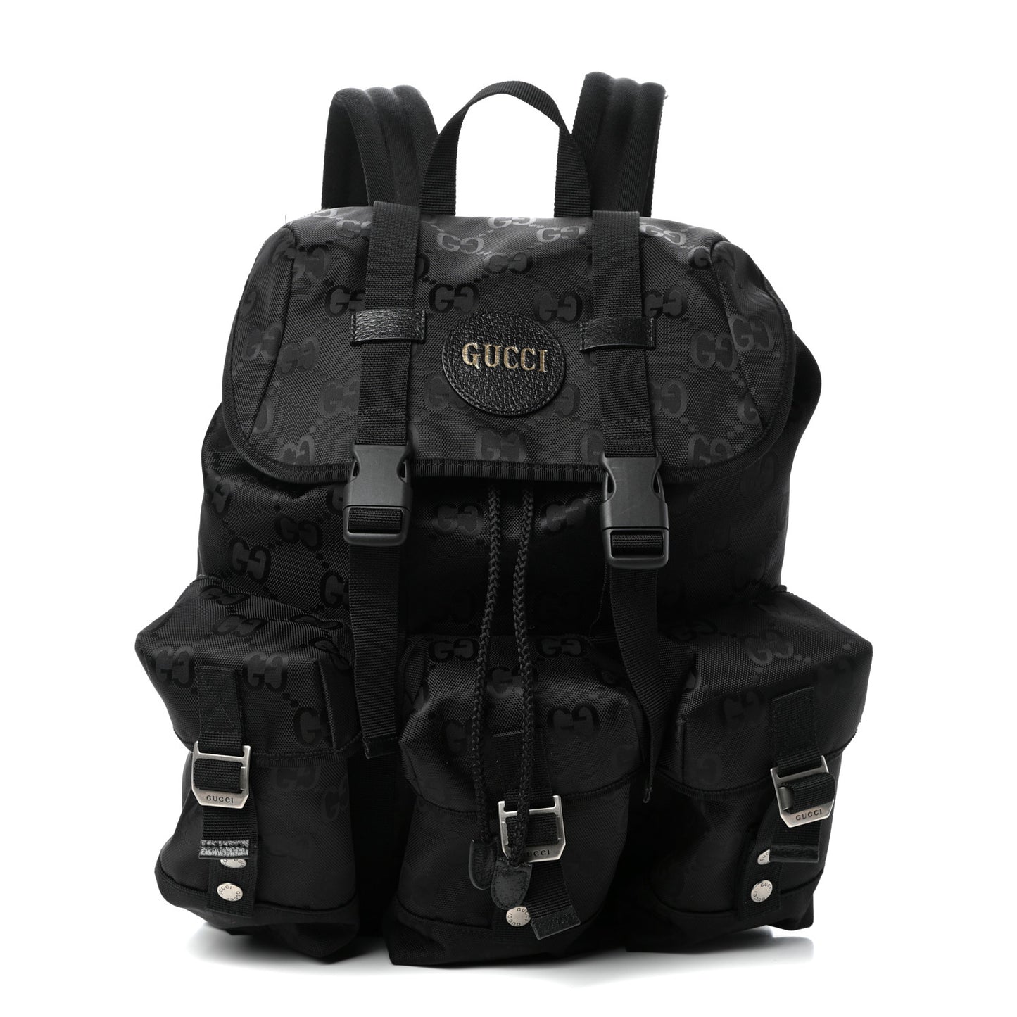 Econyl Nylon Monogram Off The Grid Utility Pocket Backpack Black