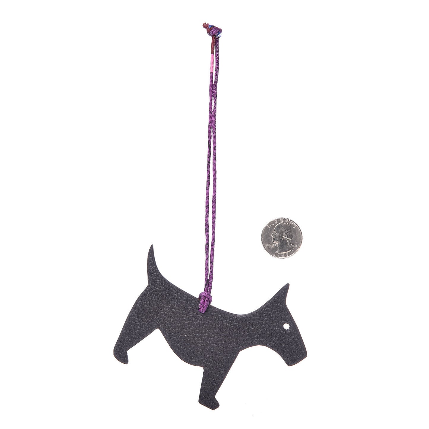 Togo Epsom Petit H Dog Bag Charm Rouge H