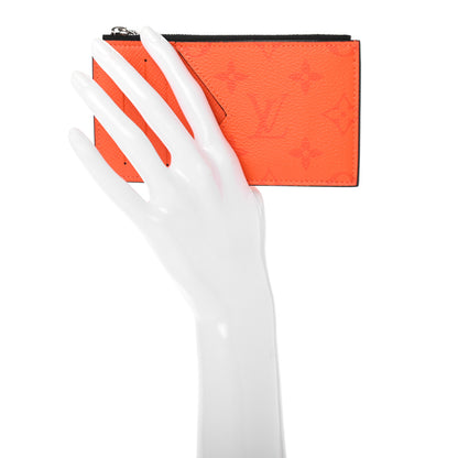 Louis Vuitton Taigarama Coin Card Holder Orange 2 of 6