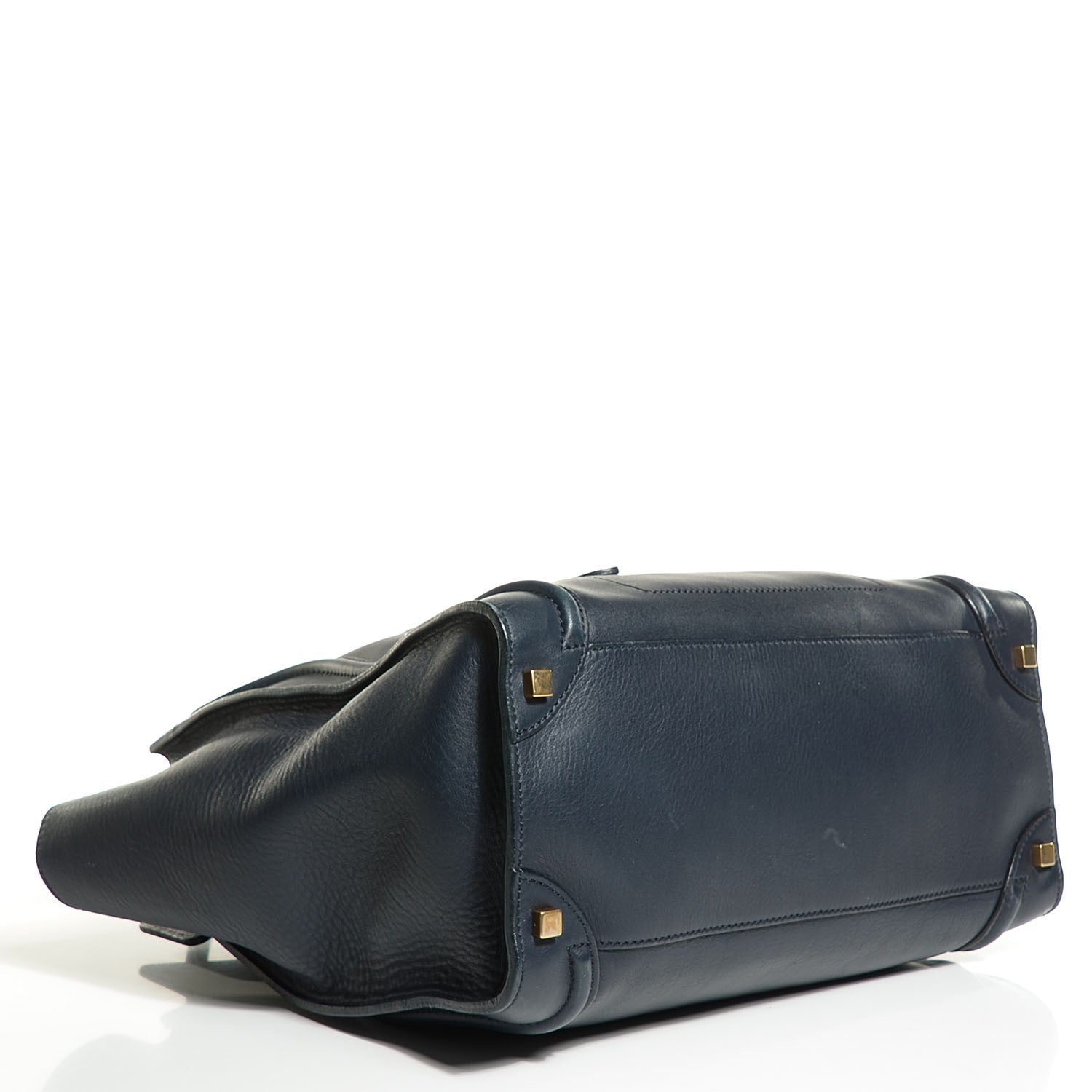 Celine Smooth Calfskin Shoulder Luggage Navy 4 of 8