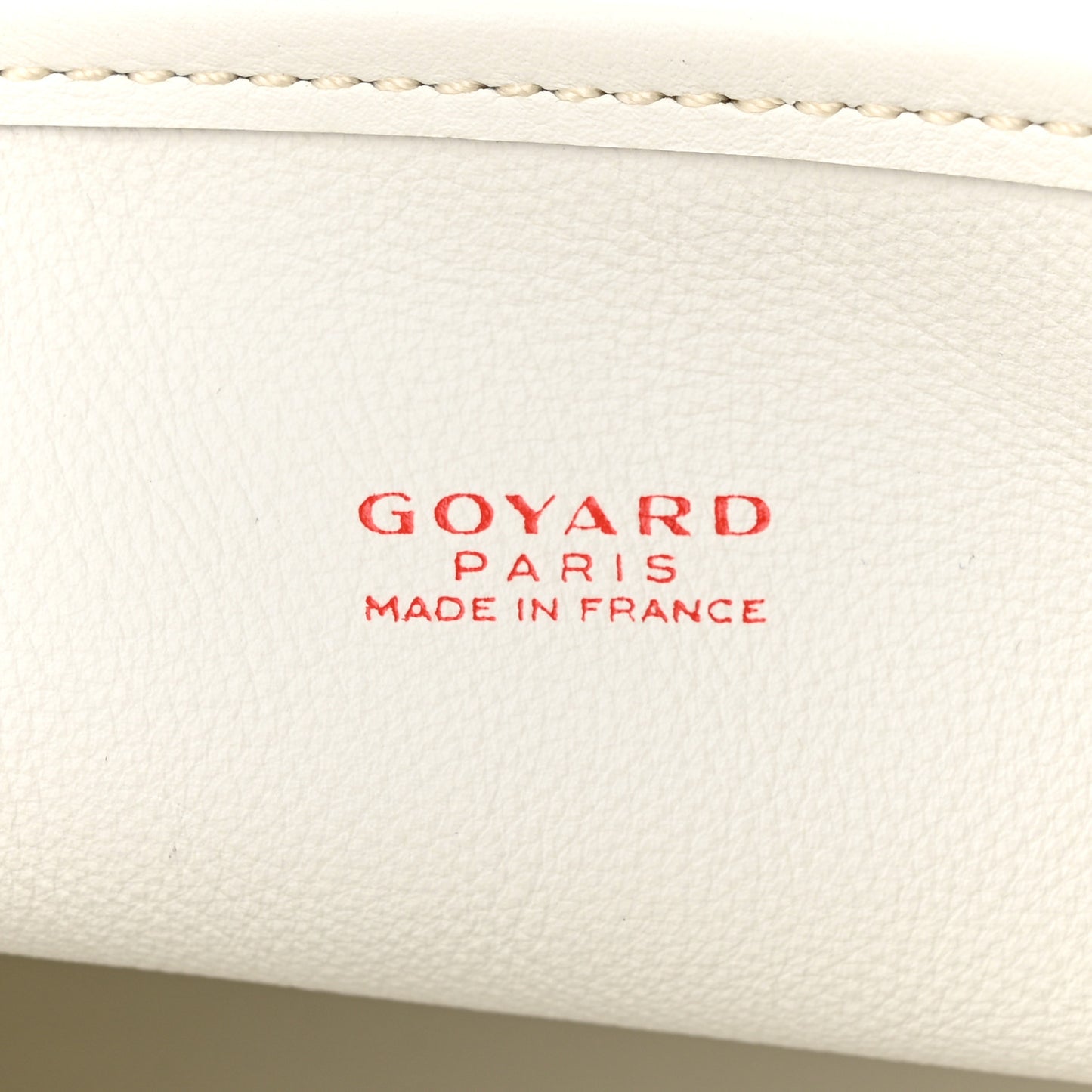 Goyardine Reversible Mini Anjou White