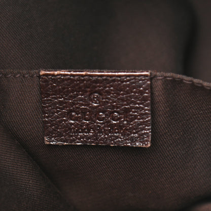 Gucci GG Monogram Medium Web Handle Vertical Tote Dark Brown 9 of 15