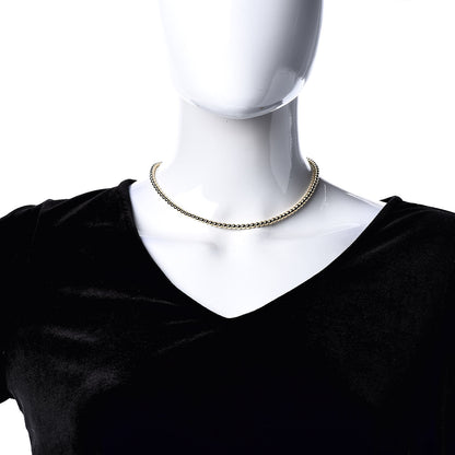 Tiffany 18K Yellow Gold 4mm Bead Necklace 2 of 6