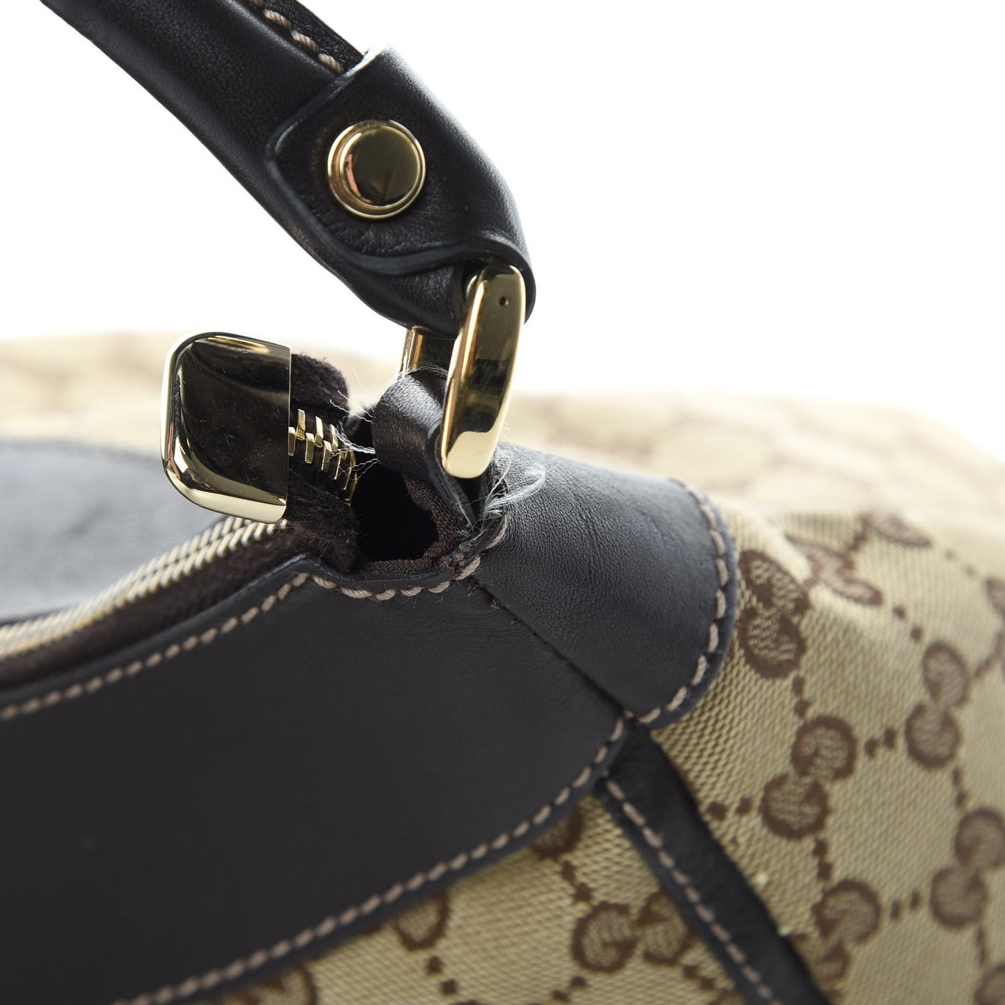 Monogram Large D Gold Hobo