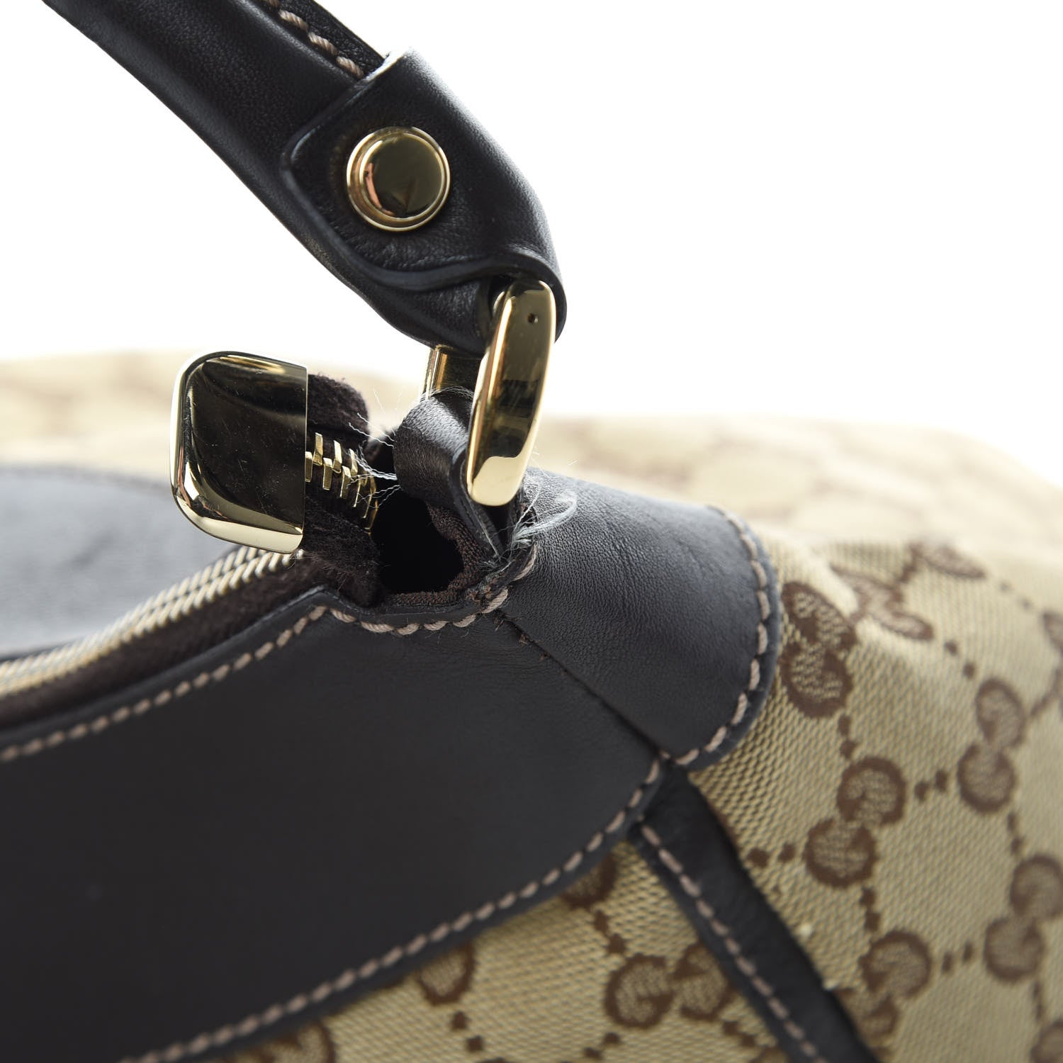 Gucci Monogram Large D Gold Hobo 16 of 16