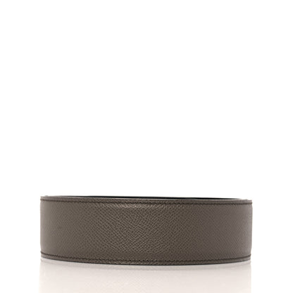 Hermes Box Epsom 42mm Belt Strap 85 Black Etoupe 2 of 4