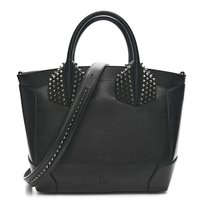 Christian Louboutin Grained Calfskin Spike Large Eloise Tote Black 1 of 14