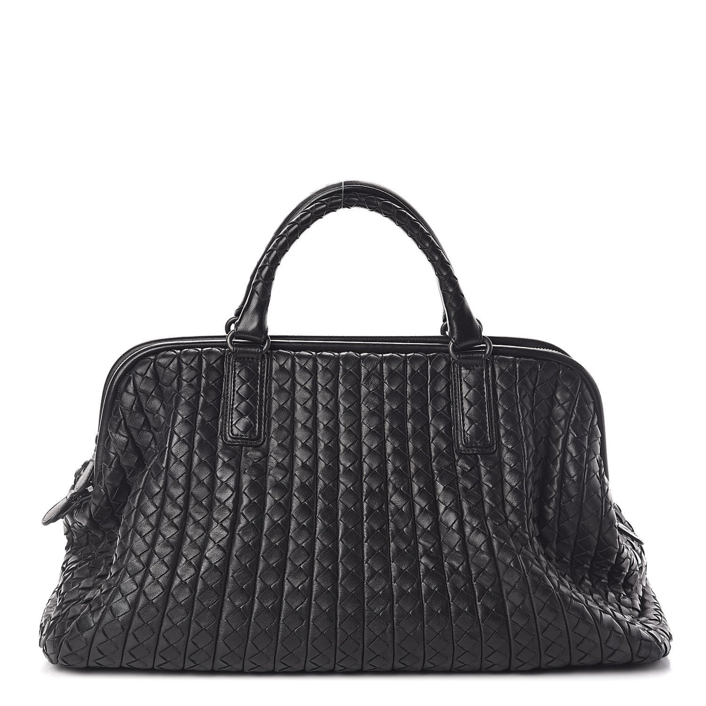 Nappa Intrecciato New Bond Satchel Black