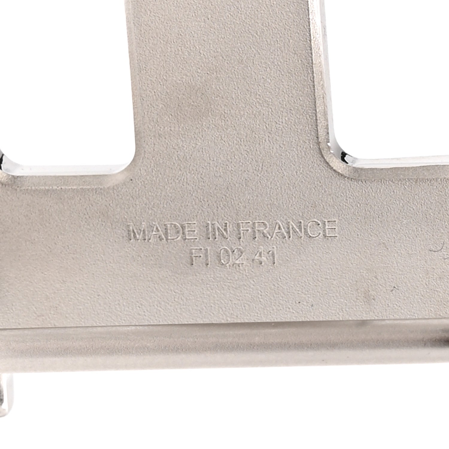 Hermes Polished Palladium 24mm H Belt Buckle Silver 1789785