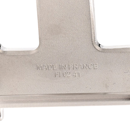 Hermes Polished Palladium 24mm H Belt Buckle Silver 3 of 3
