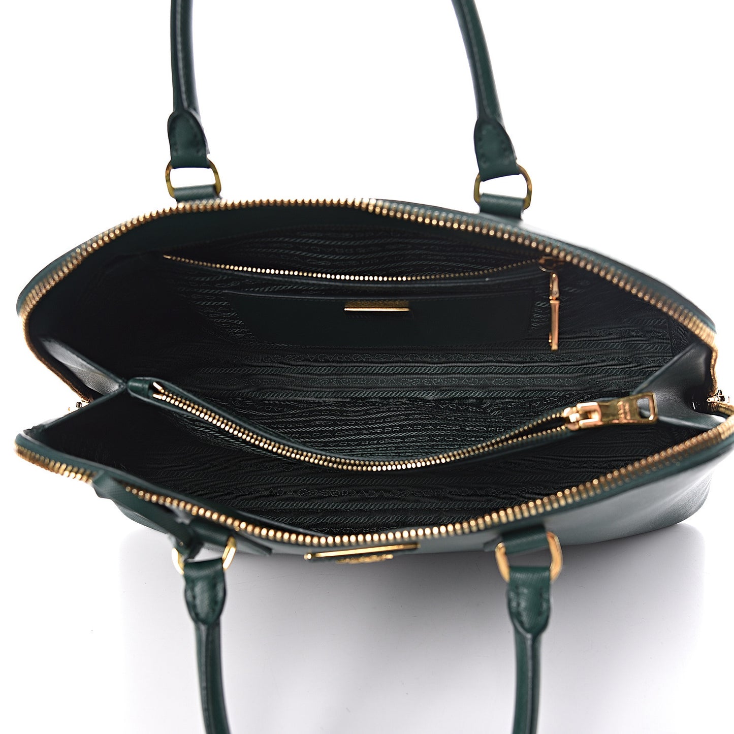 Saffiano Lux Large Promenade Tote Biliardo