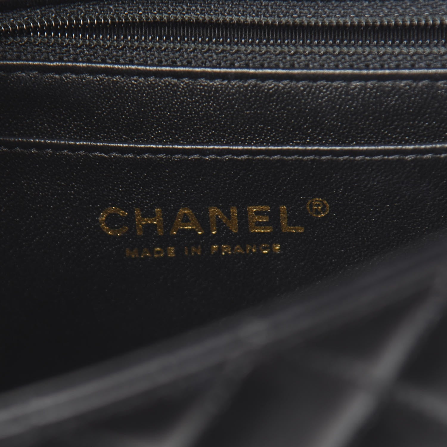 Chanel Lambskin Quilted Mini Rectangular Flap Black 6 of 10