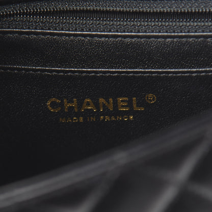 Chanel Lambskin Quilted Mini Rectangular Flap Black 6 of 10