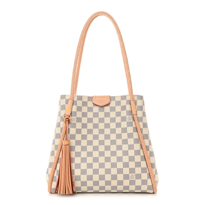 Louis Vuitton Damier Azur Propriano Rose Ballerine 1 of 9