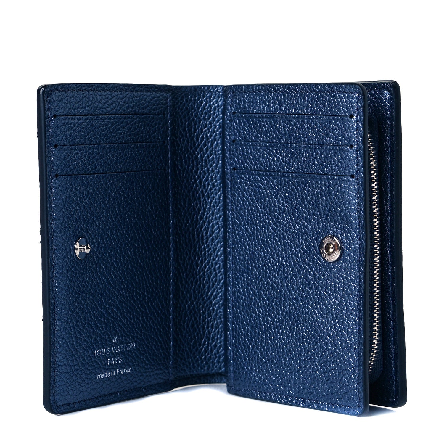 Louis Vuitton Metallic Empreinte Clea Wallet Navy Nacre 6 of 9