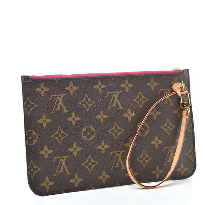 Louis Vuitton Monogram Neverfull MM GM Pochette Pivoine 3 of 12