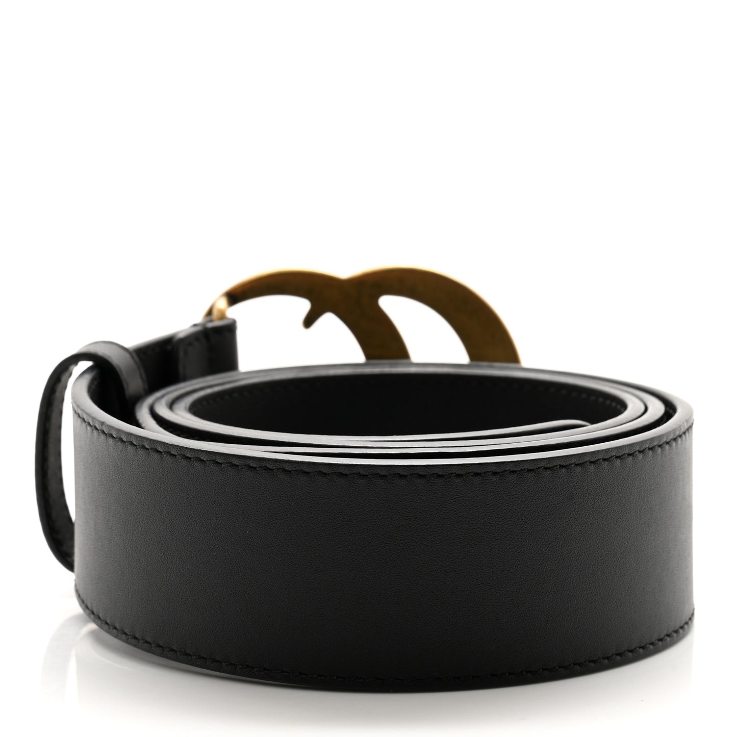 Textured Calfskin Double G 40mm Belt 95 38 Black