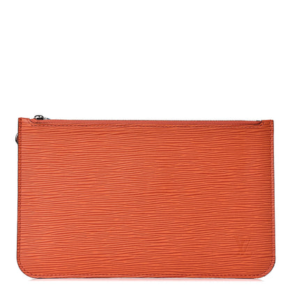 Louis Vuitton Epi Neverfull Pochette MM GM Piment 1 of 7