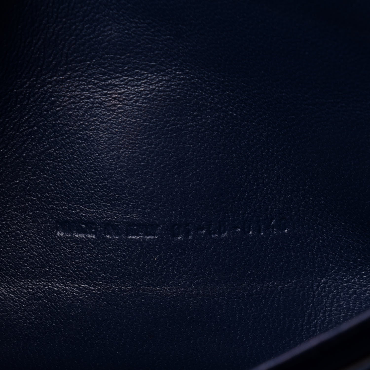 Christian Dior Patent Cannage New Lock Pouch Navy Blue 8 of 11