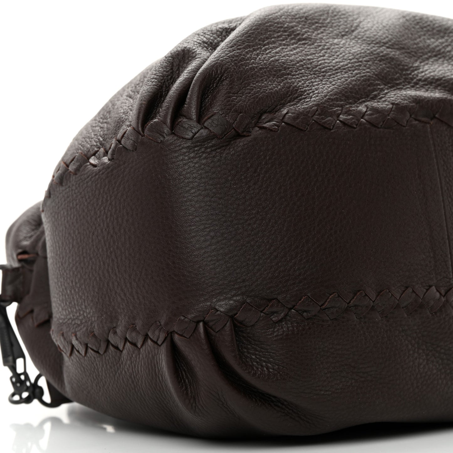 Cervo Intrecciato Satchel Ebano