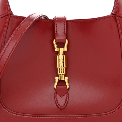 Gucci Boarded Dyana Lux Calfskin Mini Jackie 1961 Hobo New Cherry Red 8 of 10