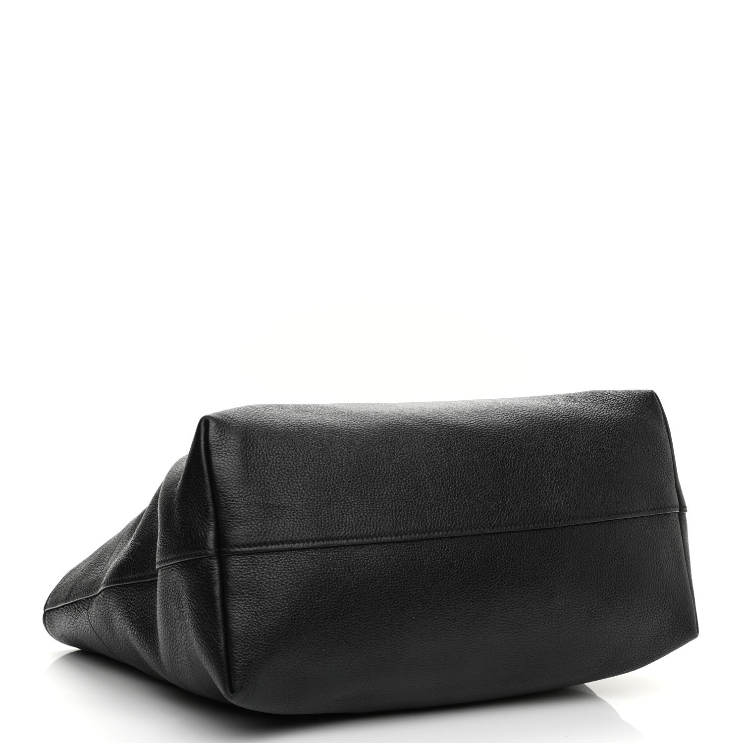 Prada Vitello Daino Zip Shopping Tote Black 4 of 11