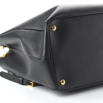 Prada Saffiano Large Galleria Double Zip Tote Black 6 of 12