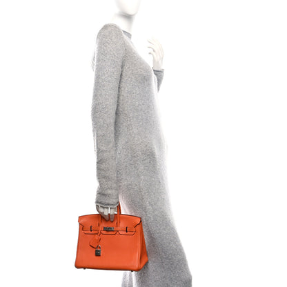 Hermes Togo Birkin 25 Orange 2 of 15