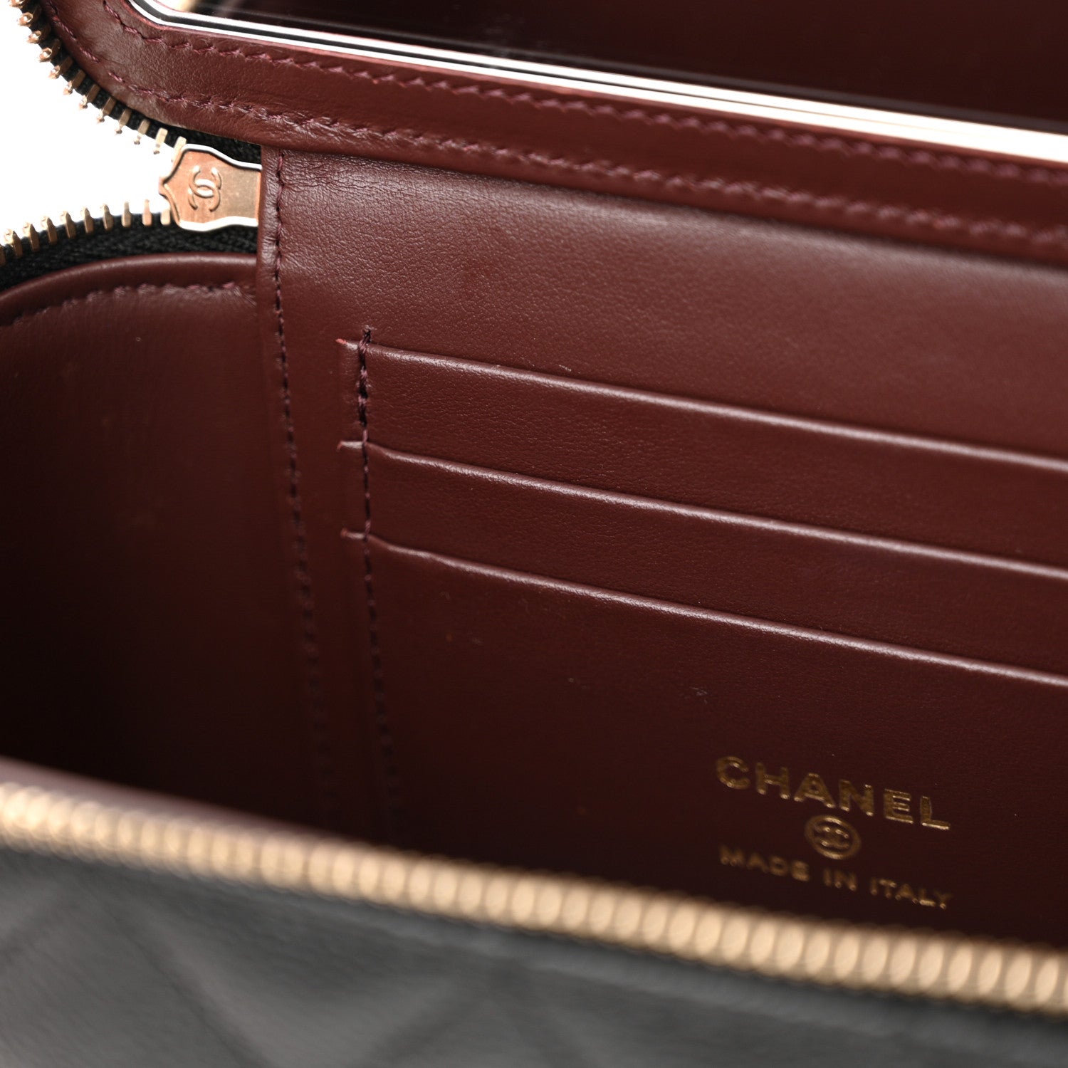 Chanel Caviar Quilted Small Vanity Case With Chain Black 13 of 14