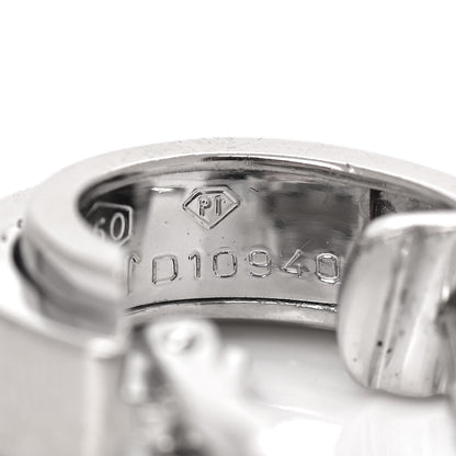 Piaget 18K White Gold Diamond Possession Hoop Earrings 5 of 5