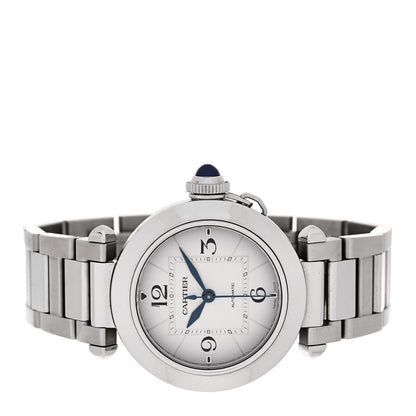 Cartier Stainless Steel 35mm Pasha C Automatic Watch Silver 2 of 5