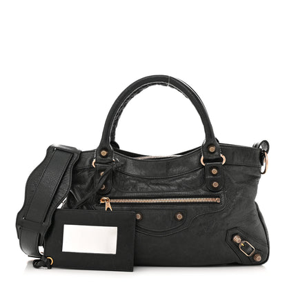 Balenciaga Agneau Giant 12 Rose Gold Hardware First Black 1 of 11