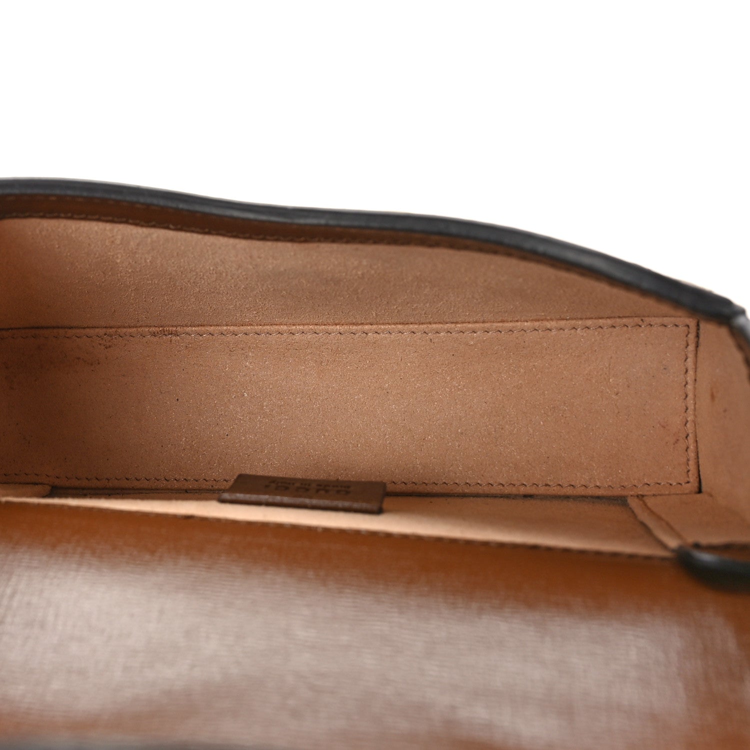 Gucci GG Supreme Monogram Mini Horsebit 1955 Shoulder Bag Beige Brown Sugar 5 of 9