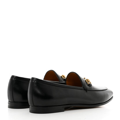 Gucci Calfskin Womens Jordaan Loafers 37 Black 4 of 8