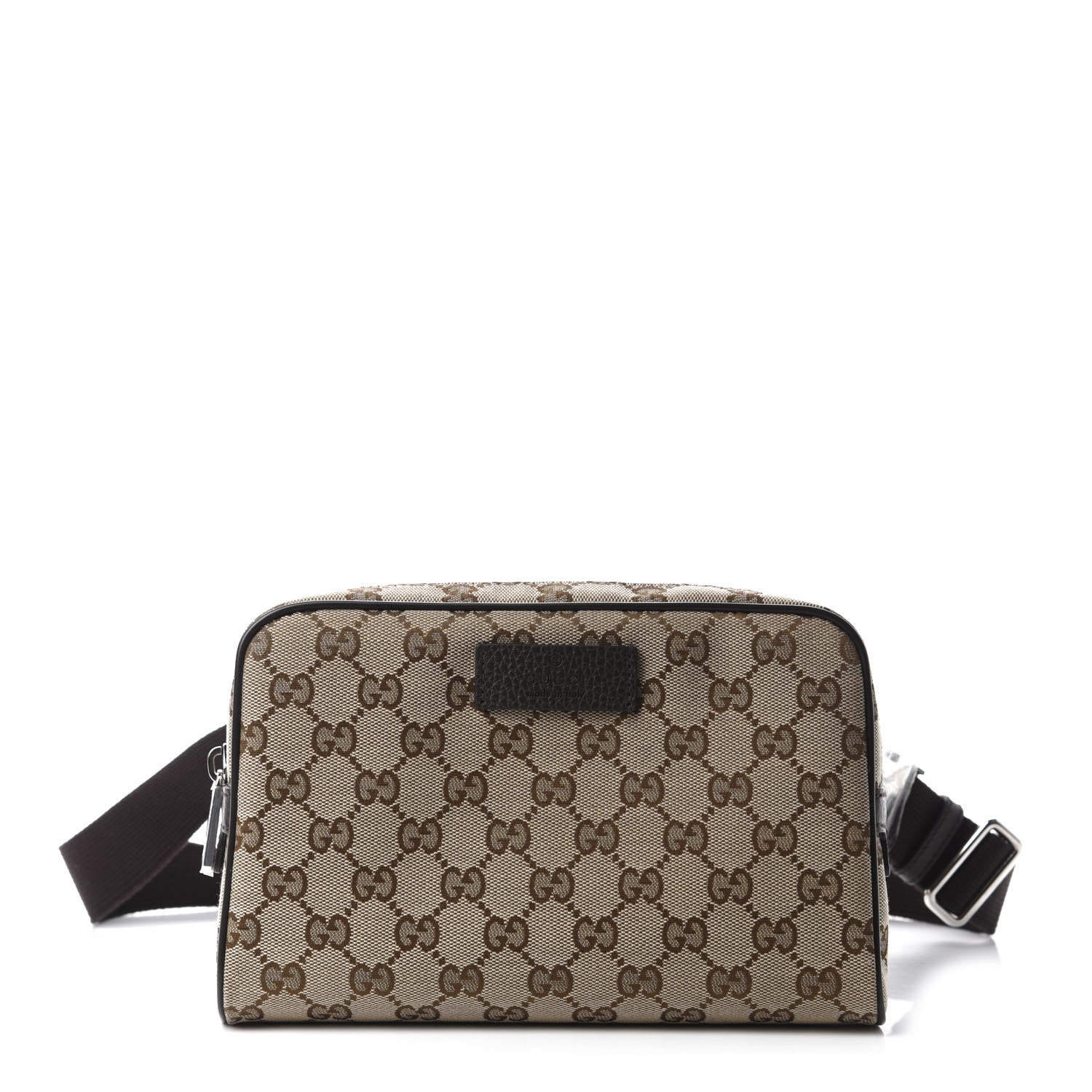 Gucci Monogram Belt Bag Dark Brown 1 of 10