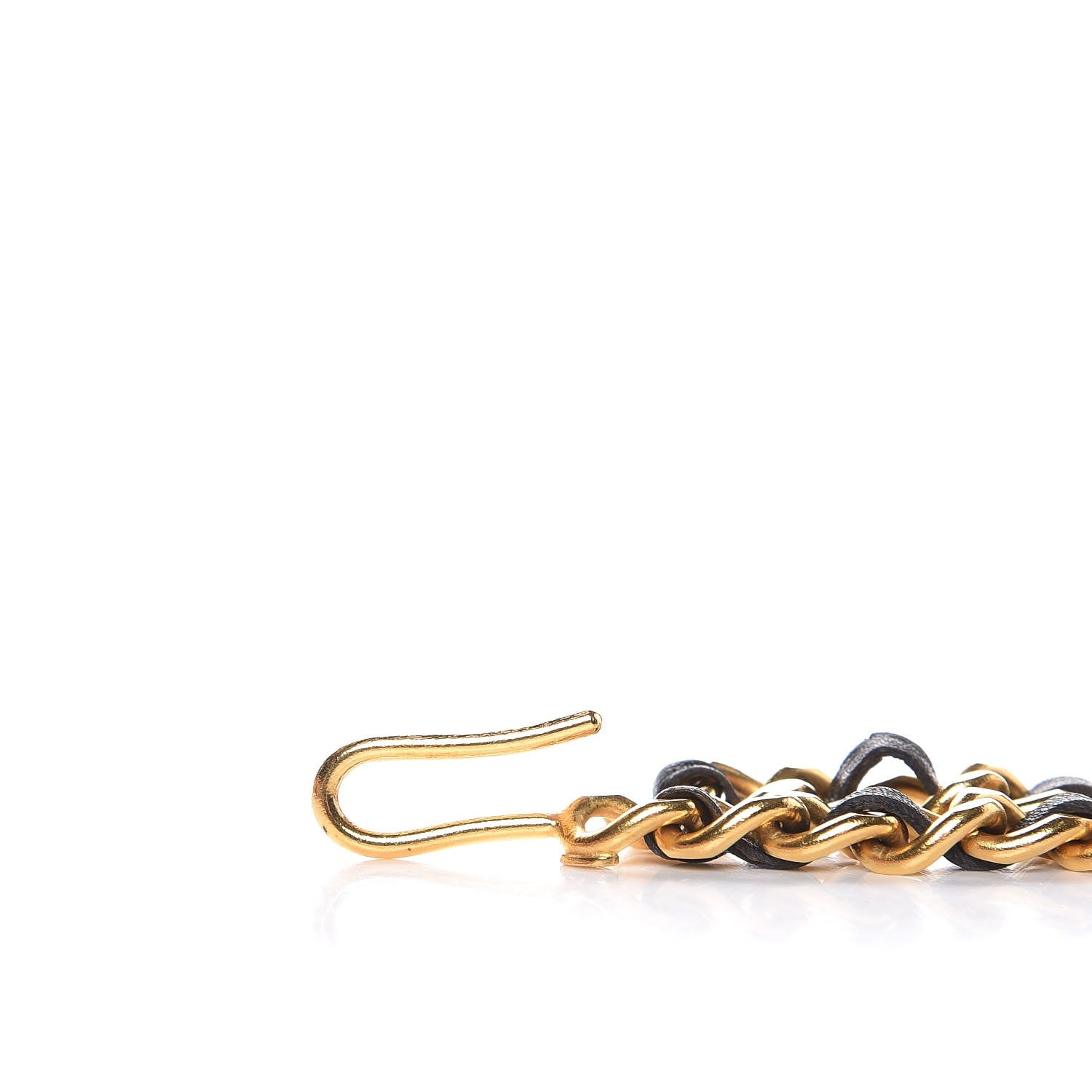 Chanel Metal Lambskin Chain CC Clover Belt Gold 4 of 4