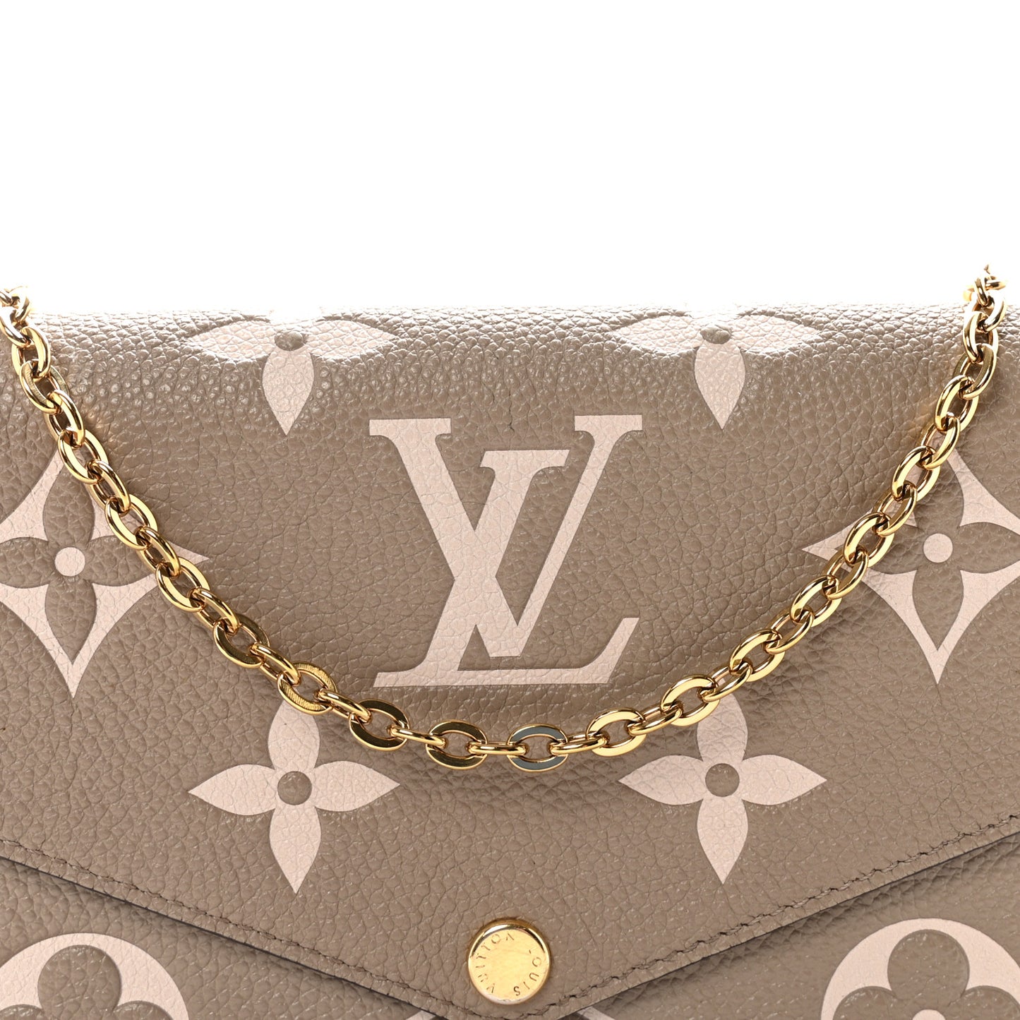 Empreinte Monogram Giant Felicie Pochette Tourterelle Creme