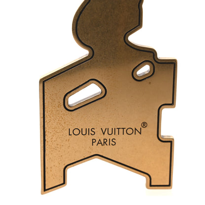 Louis Vuitton LV Vers Stud Bag Charm Key Holder Gold 3 of 4