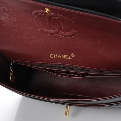 Chanel Lambskin Quilted Medium Double Flap Black 6 of 9