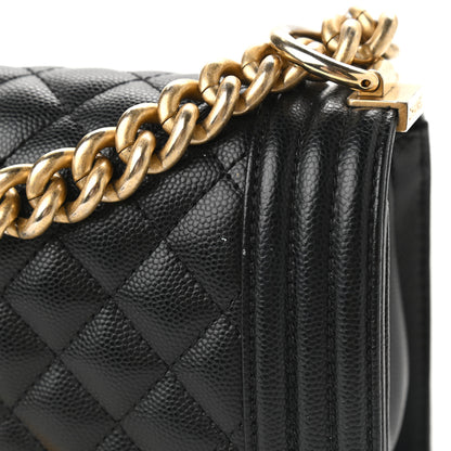 Chanel Caviar Quilted Small Boy Flap Black 14 of 16
