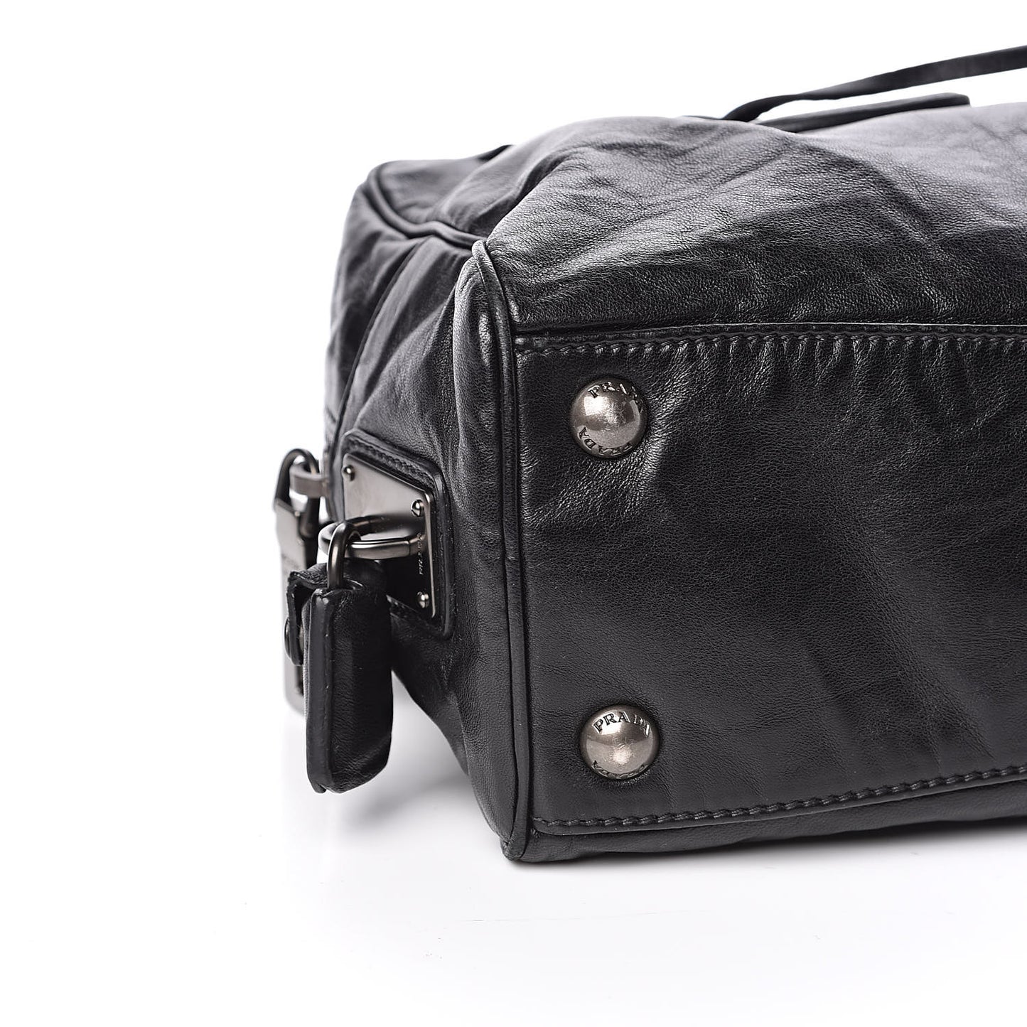 Nappa Antique Bowler Black