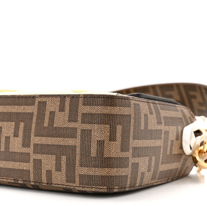 Fendi Glazed Fabric FF 1974 Hairdo Girls Inlay Baguette Mogano Panna Multicolor 10 of 10