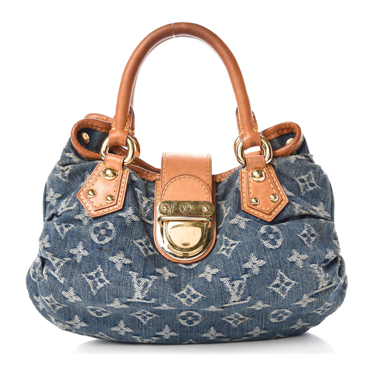 Monogram Denim Pleaty Blue